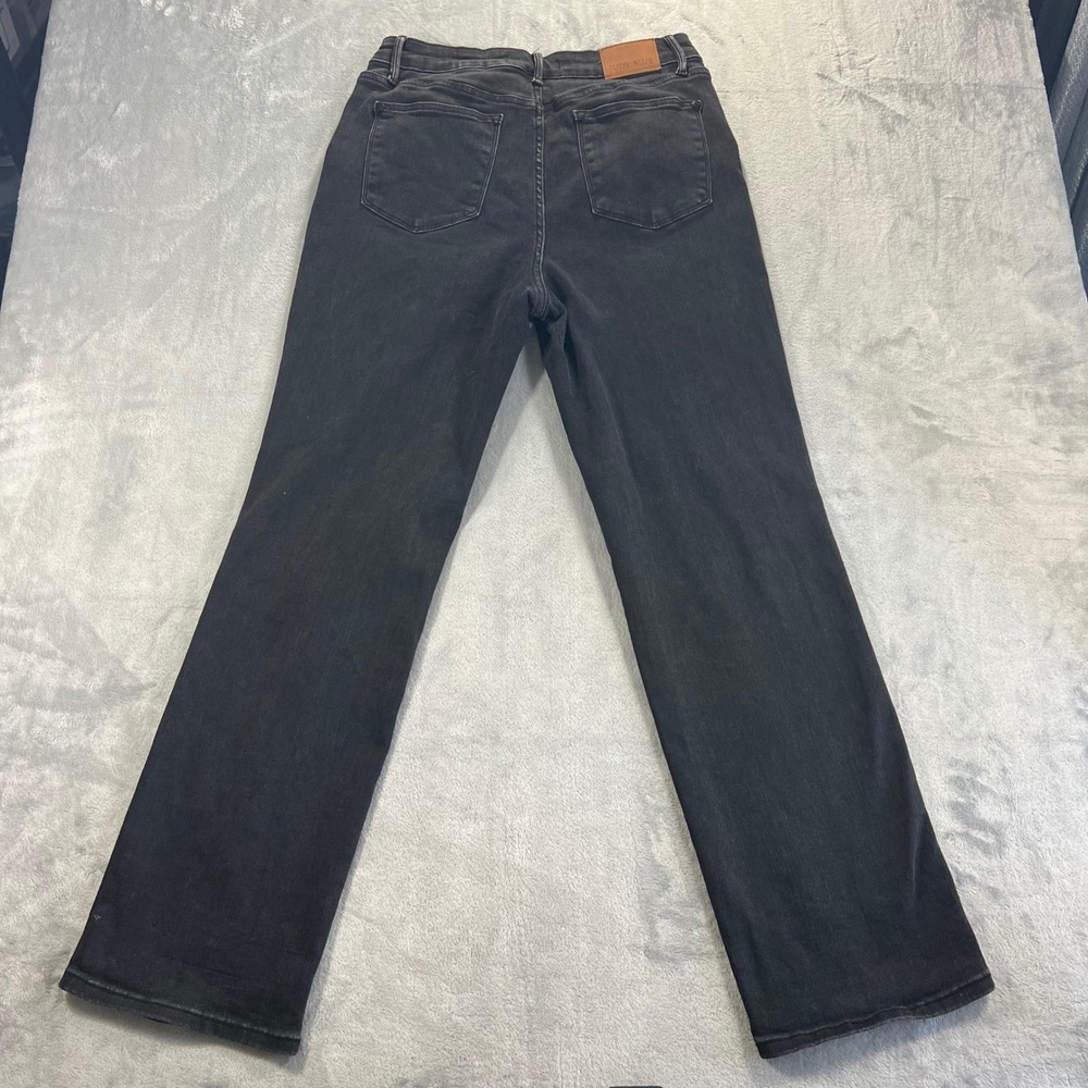 JUDY BLUE Distressed Straight Leg Jeans Womens 32x32‎ Black JB88737 BK Casual